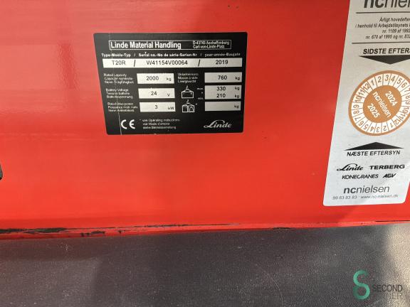 Linde T20R WKH11.939 9 19986