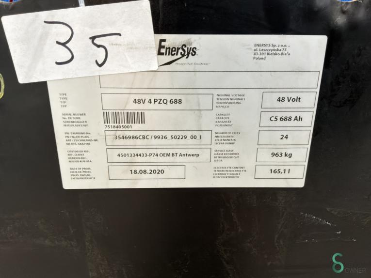 Enersys 48V 4PZQ 688 WKH11.027 10 18801