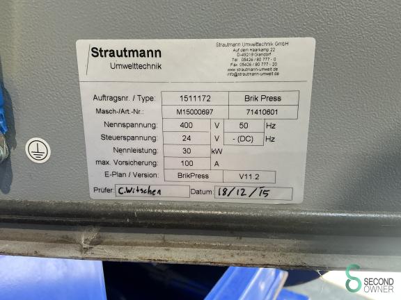 Strautmann BrikPress HP/NP 240 REC.2019 24 12178