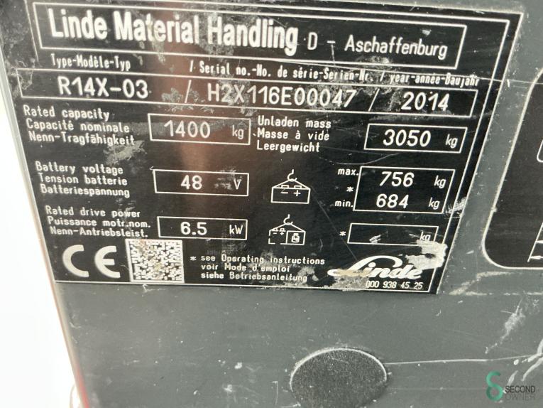 Linde R14X-03 WKH10.555 46 18125