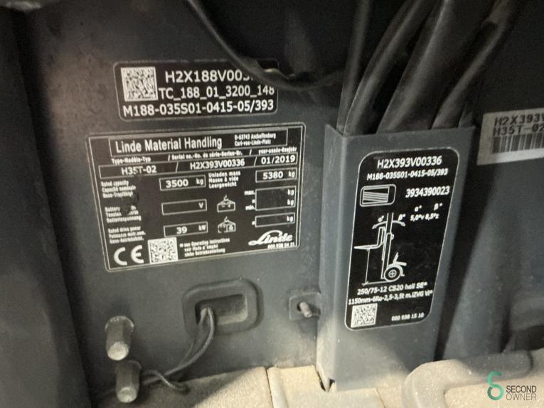 Linde H35T WKH9.793 54 17207