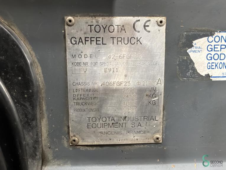 Toyota 42-6FGF25 WKH11.596 49 19530