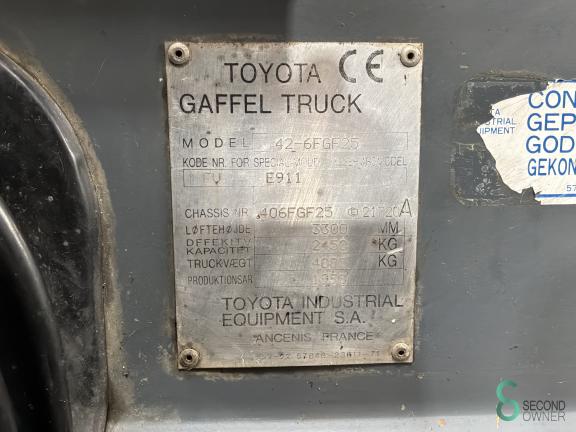 Toyota 42-6FGF25 WKH11.596 15 19530
