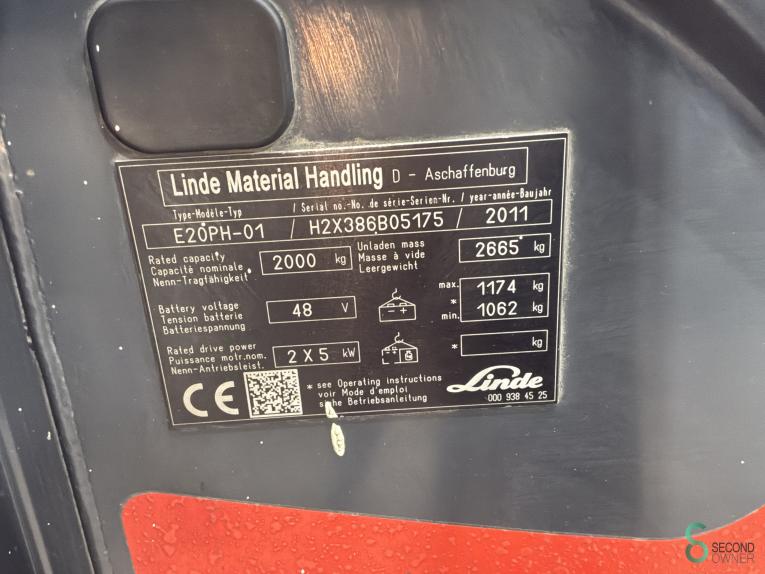 Linde E20PHL EVO WKH10.531 63 18099