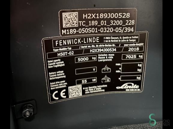 Linde H50/500T (394_2) WKH11.611 2 19546