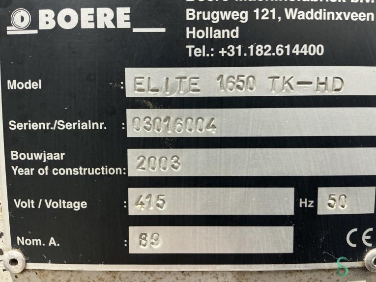 Boere Elite 1650 TK-HD HOU12.102 105 20184