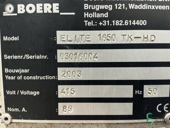 Boere Elite 1650 TK-HD HOU12.102 33 20184