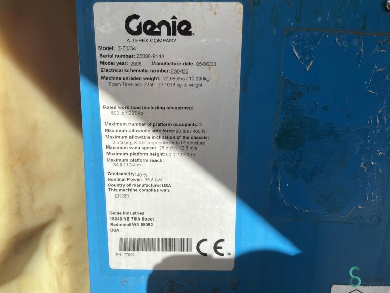 Genie Z-60/34 BOU11.842 39 19852
