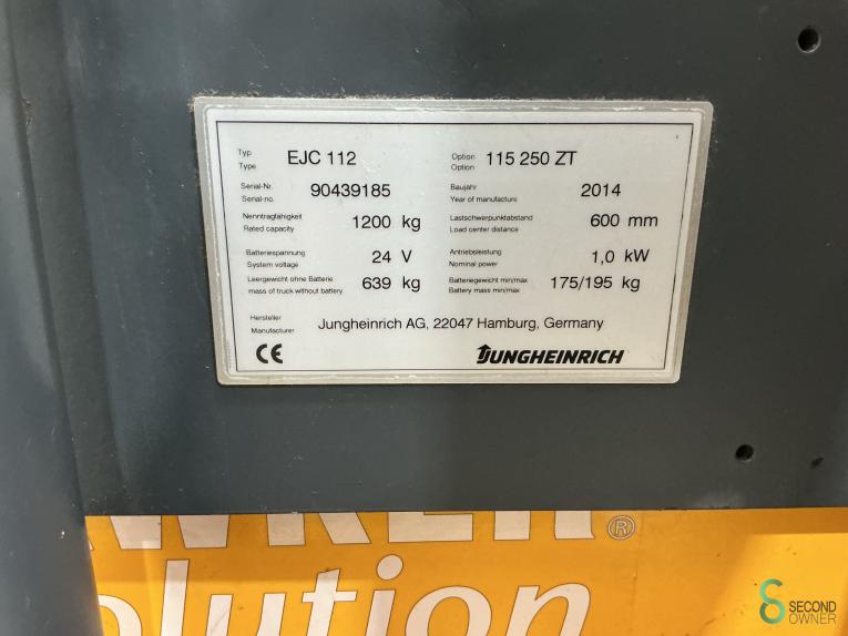 Jungheinrich EJC 112 WKH8.784 40 15884