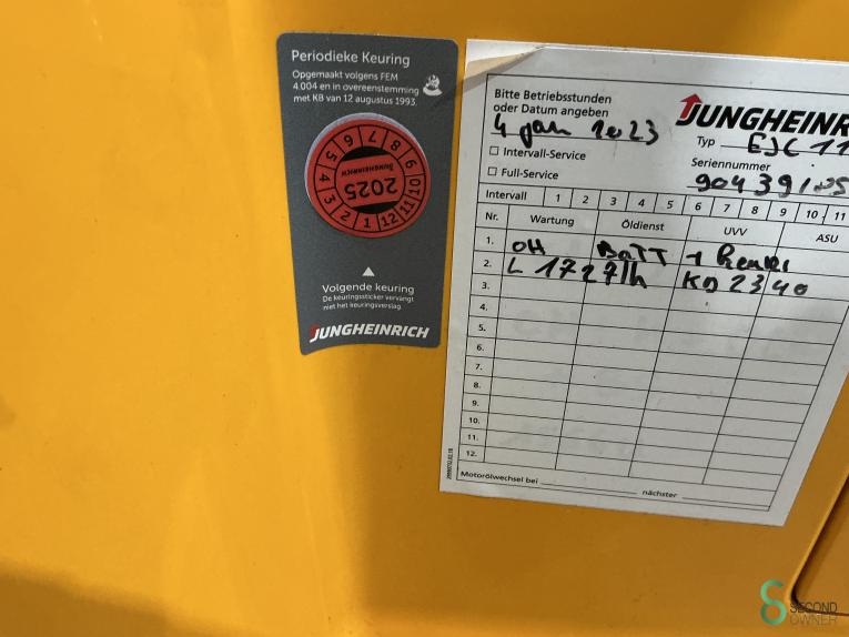 Jungheinrich EJC 112 WKH8.784 47 15884