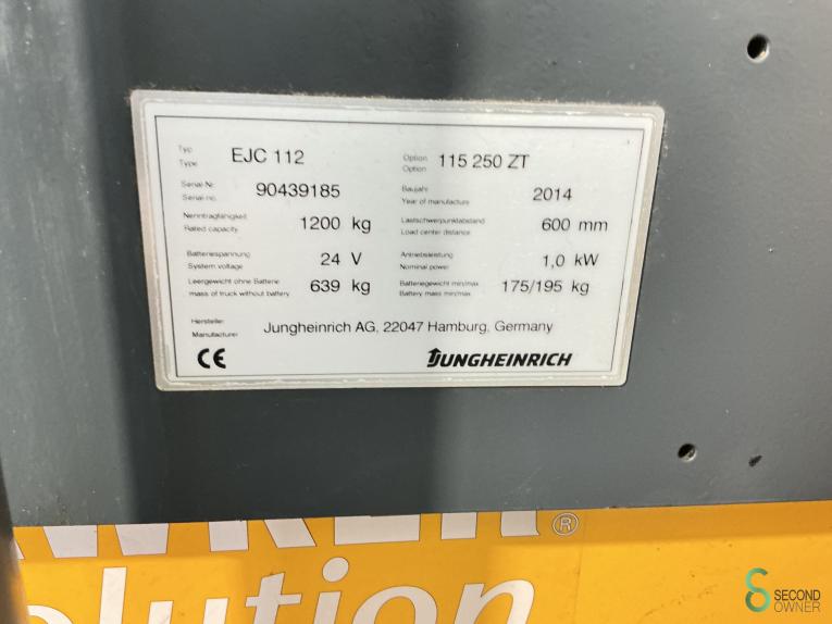 Jungheinrich EJC 112 WKH8.784 39 15884