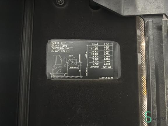 Linde R20HD WKH11.096 15 18873