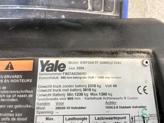 Yale ERP 20 ALF WKH11.227 10 19037