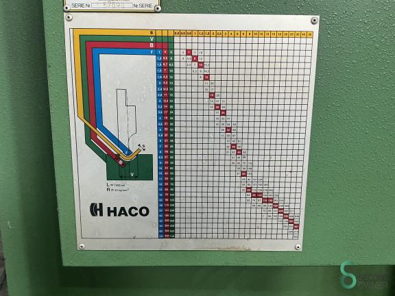 HACO PPM 36135, 3600mm 135t MET9.354 12 16656
