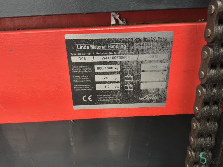 Linde D08 WKH11.915 43 19965