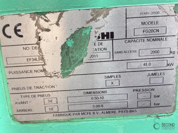 Mitsubishi FG20CN WKH11.175 10 18971