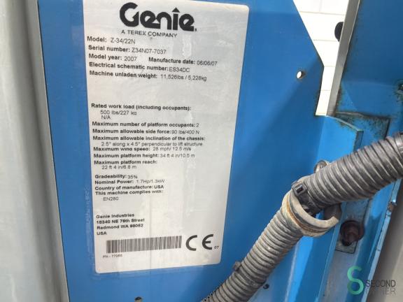Genie Z-34/22N BOU11.843 11 19853