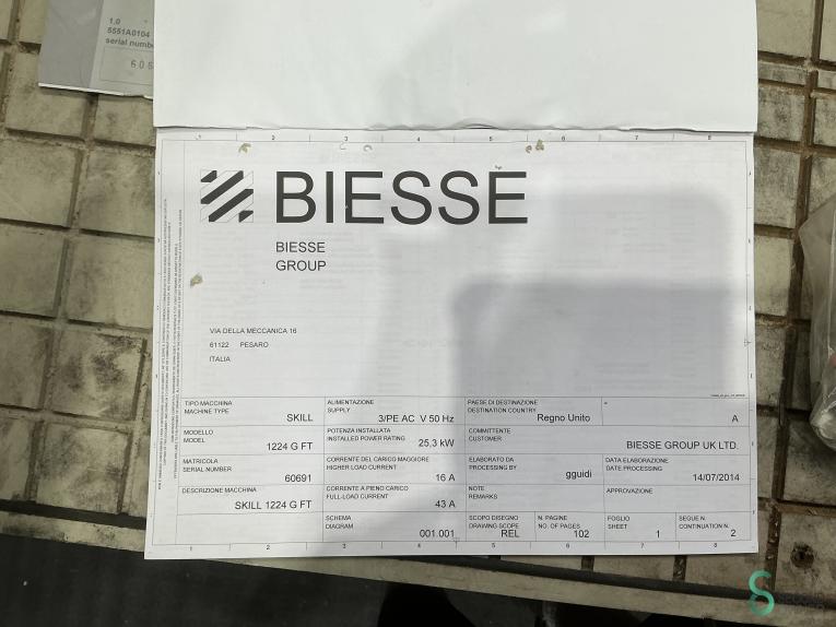 Biesse Skill 12.24 G FT HOU.2479 210 1526