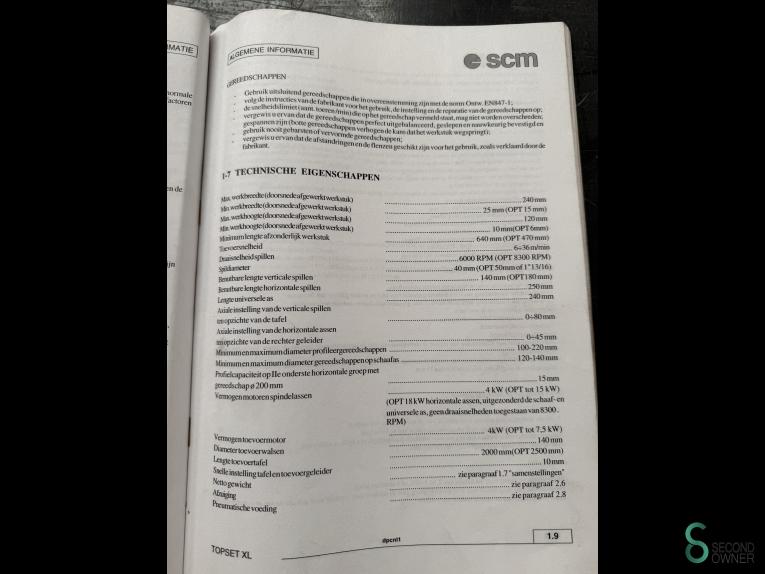 SCM Topset XL 8 HOU10.816 183 18447