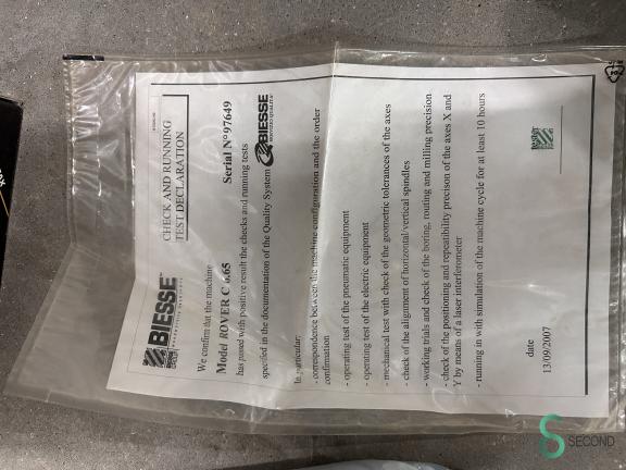 Biesse Rover C6.65 CONF.3 HOU10.857 30 18508