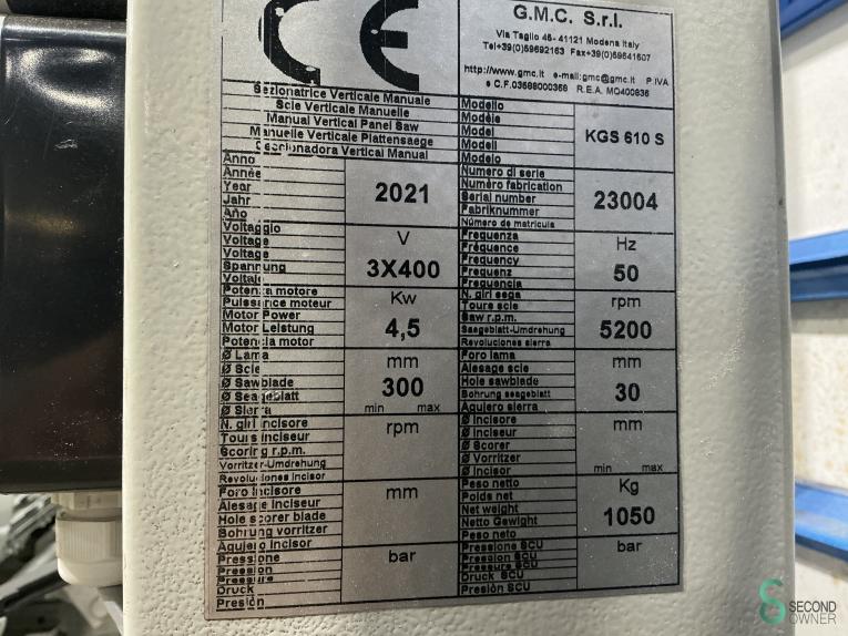 GMC KGS 610S HOU10.390 118 17916