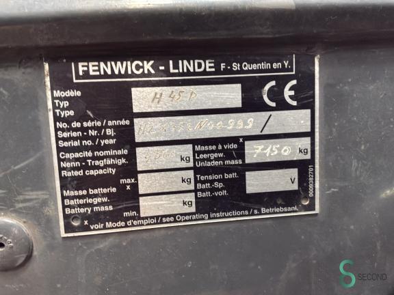 Linde H45D-02 WKH11.871 10 19898