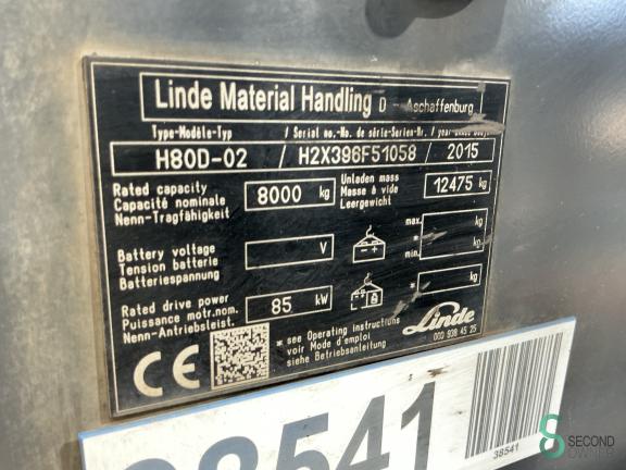 Linde H80D (396_2) WKH10.125 12 17595