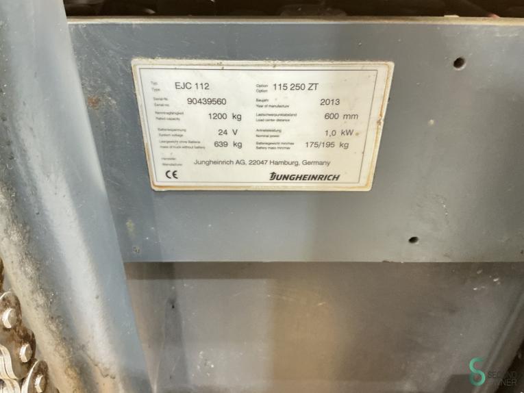 Jungheinrich EJC 112 WKH8.840 36 15950
