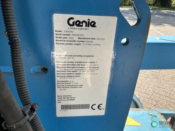 Genie Z-40/23N BOU12.067 18 20136