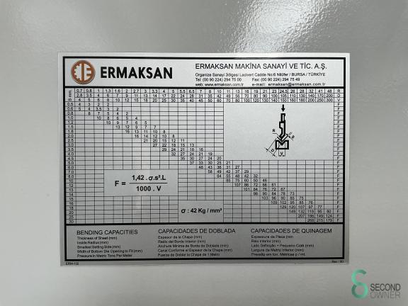 Ermaksan Speed-Bend PRO 3100x175 MET11.563 23 19493