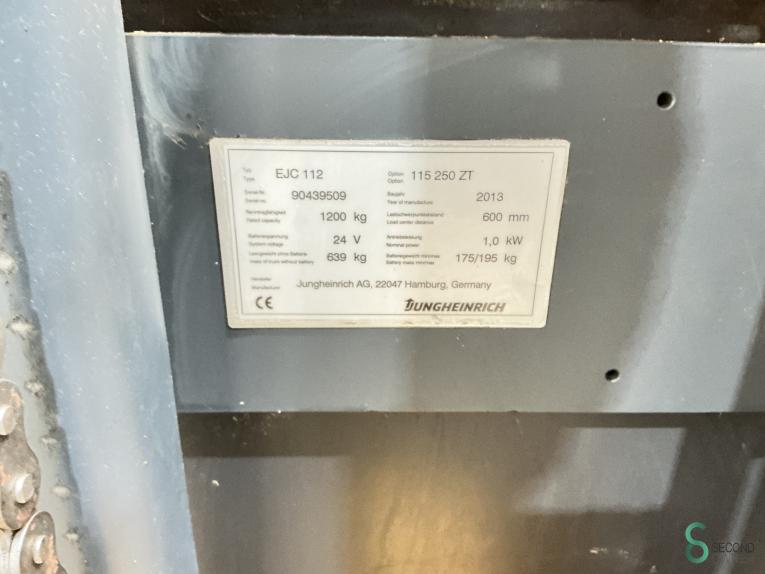 Jungheinrich EJC 112 WKH8.779 40 15885