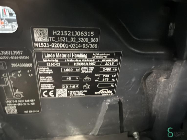 Linde E16C WKH.4526 48 8091