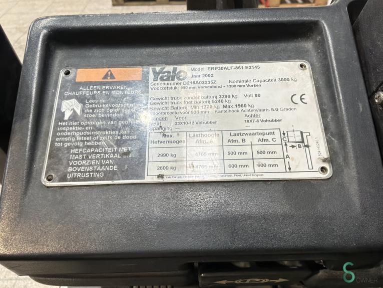 Yale ERP 30 ALF WKH11.172 55 18968