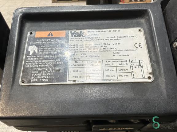 Yale ERP 30 ALF WKH11.172 11 18968