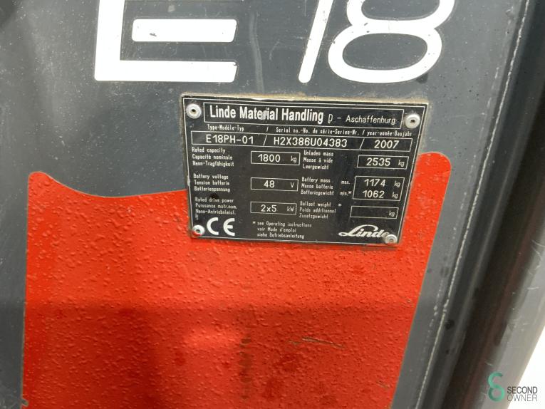 Linde E18PHL-01 WKH10.539 72 18110