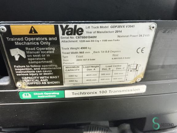 Yale GDP 35VX WKH9.288 10 16579