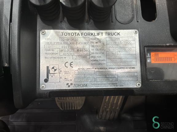 Toyota 02-8 FDF 30 WKH11.743 9 19717
