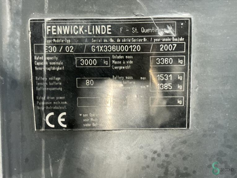 Linde E 30 WKH9.952 52 17391