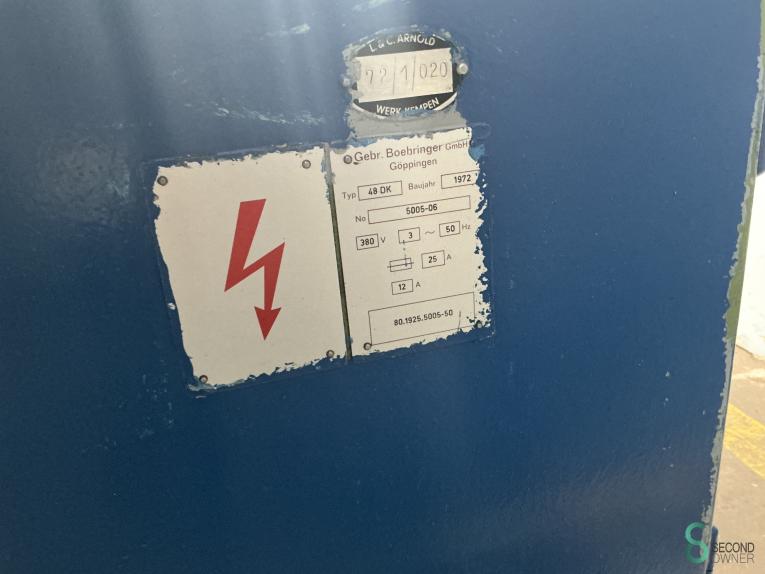 VDF Boehringer 48 DK, 480x1500mm MET10.911 50 18666