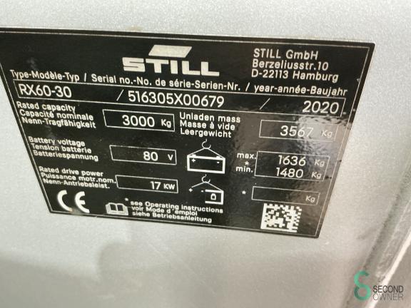 Still RX60-30 WKH10.626 8 18214