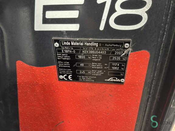 Linde E18PHL-01 WKH10.536 10 18103