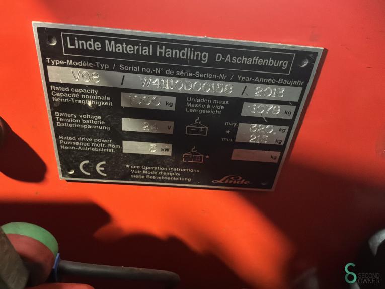 Linde V08-01 (1110) WKH11.947 32 19997