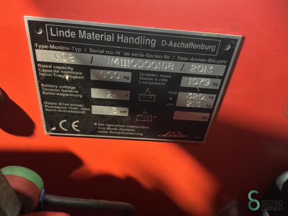 Linde V08-01 (1110) WKH11.947 8 19997