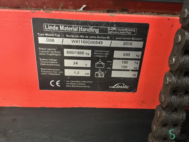 Linde D08 WKH11.932 39 19992