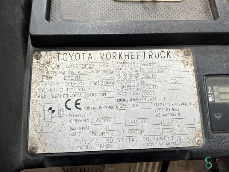 Toyota 02-8 FDF 25 WKH10.920 50 18677