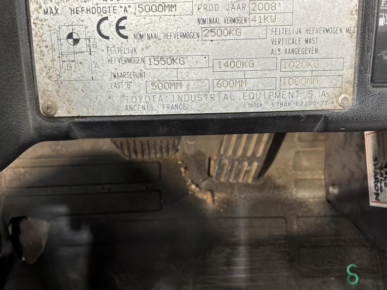 Toyota 02-8 FDF 25 WKH10.920 56 18677