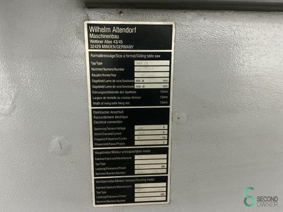 Altendorf F45 CE HOU10.529 10 18094