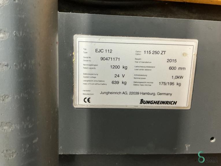 Jungheinrich EJC 112 WKH8.794 39 15893