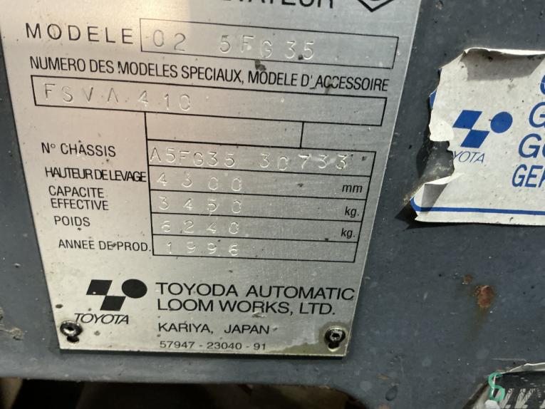 Toyota 02-5FG35 WKH10.116 44 17584