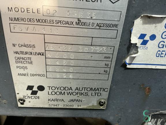 Toyota 02-5FG35 WKH10.116 10 17584